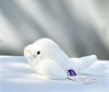 Very precious, soft, fragrant, white whale magnetic refrigerator sticker, plush doll, toy table companion doll, cute and fun gift choice, magnetic plush doll, switch decoration, home cute wall-mounted style details Picture